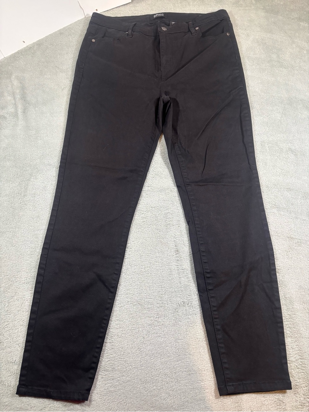 Buffalo David Bitton Hanna High Rise Skinny Jeans Black Size 12